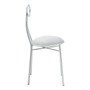 Jolie Silver Bow Silver Velvet Chair