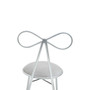 Jolie Silver Bow Silver Velvet Chair
