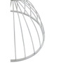 Jolie Hourglass Mirrored Top Silver Frame Side Table
