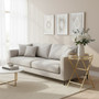 Jolie Round Gold Tray Table