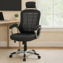 Stratford Dark Grey and Silver Home Office Chair