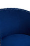 Larissa Blue Velvet Studded Chair