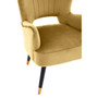 Loretta Pistachio Velvet Cut Out Back Chair