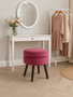 Loretta Wine Velvet Stool