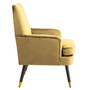 Loretta Pistachio Velvet Armchair