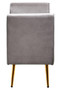 Loretta Grey Velvet Ottoman Storage Bench