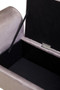 Loretta Mink Velvet Ottoman Storage Bench