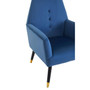 Loretta Midnight Velvet Button Detail Chair