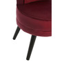 Kids Loretta Wine Velvet Chair