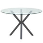 Salford Dining Table with Grey Legs