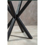 Salford Dining Table with Black Legs