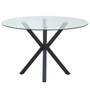 Salford Dining Table with Grey Powder Legs