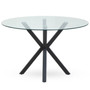 Salford Dining Table with Grey Powder Legs