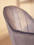 Brent Grey Velvet And Gold Base Home Office Chair