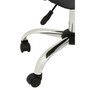 Brent Grey Leather Effect Home Office Chair