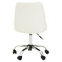 Brent Off White Leather Effect Chair