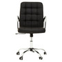 Brent Black Leather Effect Chair