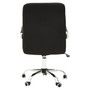 Brent Black Leather Effect Chair