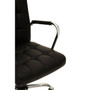 Brent Black Leather Effect Chair