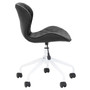 Brent Black  And White Home Office Chair