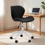 Brent Black And White Home Office Chair