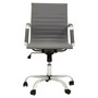 Brent Grey Low Back Home Office Chair