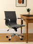 Brent Black Low Back Home Office Chair