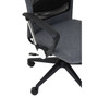 Brent Black Mesh And Grey Fabric Home Office Chair