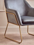 Xander Grey Velvet Armchair