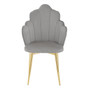 Tian Grey Velvet Dining Chair