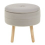 Ivy Mink Velvet Stool