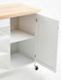 Frankfurt White Kitchen Trolley