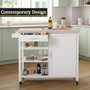 Frankfurt White Kitchen Trolley
