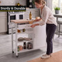 Frankfurt White Kitchen Trolley