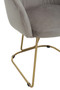 Veneto Mink Velvet Dinner Chair Veneto Mink Velvet Dinner Chair
