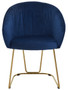 Veneto Midnight Velvet Dining Chair