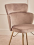 Veneto Mink Velvet Chair