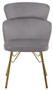 Veneto Grey Velvet Chair