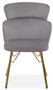 Veneto Grey Velvet Chair