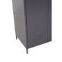 Academy Two Door Grey Wardrobe