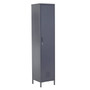 Academy One Door Grey Metal Cabinet