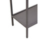 Acier Two Door Grey Cabinet  with Shelf