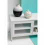 Acier Two Door White Media Unit
