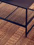 Acero Black Metal Coffee Table