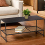 Acero Black Metal Coffee Table