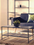 Acero Grey Metal Coffee Table
