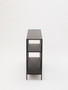 Acero Black Metal Shelf Console Table