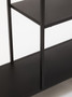 Acero Black Metal Shelf Console Table