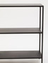 Acero Black Metal Shelf Console Table