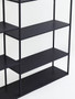 Acero Black Metal Shelf Unit